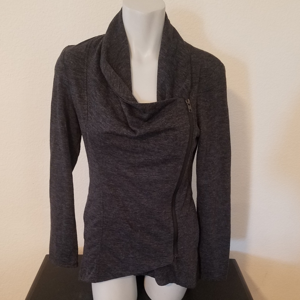Asymmetrical Zip Up Sweater